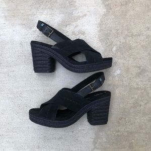 Toms Ibiza black sandals